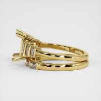 18K Yellow Gold Antique Style Ring Setting Image