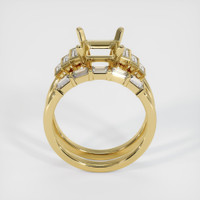 18K Yellow Gold Antique Style Ring Setting Image