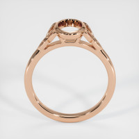 18K Rose Gold Bezel Ring Setting Image