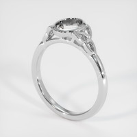 14K White Gold Bezel Ring Setting Video