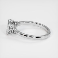 14K White Gold Bezel Ring Setting Image