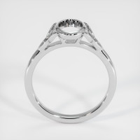 14K White Gold Bezel Ring Setting Image