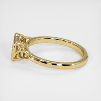 14K Yellow Gold Bezel Ring Setting Image