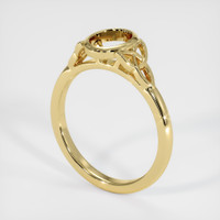 18K Yellow Gold Bezel Ring Setting Video