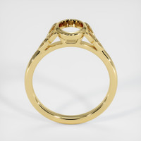 18K Yellow Gold Bezel Ring Setting Image