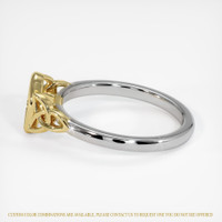 18K Yellow & White Bezel Ring Setting Image