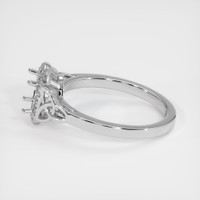 14K White Gold Pave Ring Setting Image