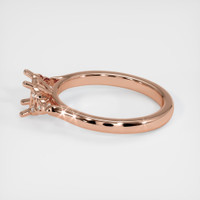 14K Rose Gold Accent Stones Ring Setting Image
