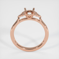 14K Rose Gold Accent Stones Ring Setting Image