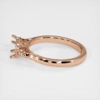 18K Rose Gold Accent Stones Ring Setting Image