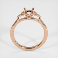 18K Rose Gold Accent Stones Ring Setting Image