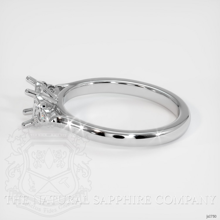 10K White Gold Accent Stones Ring Setting