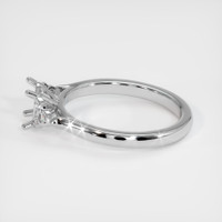 18K White Gold Accent Stones Ring Setting Image