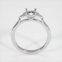 18K White Gold Accent Stones Ring Setting Image