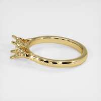 14K Yellow Gold Accent Stones Ring Setting Image