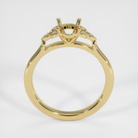 14K Yellow Gold Accent Stones Ring Setting Image