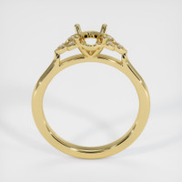 18K Yellow Gold Accent Stones Ring Setting Image