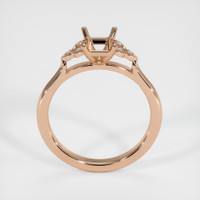 18K Rose Gold Accent Stones Ring Setting Image