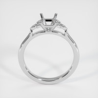 18K White Gold Accent Stones Ring Setting Image