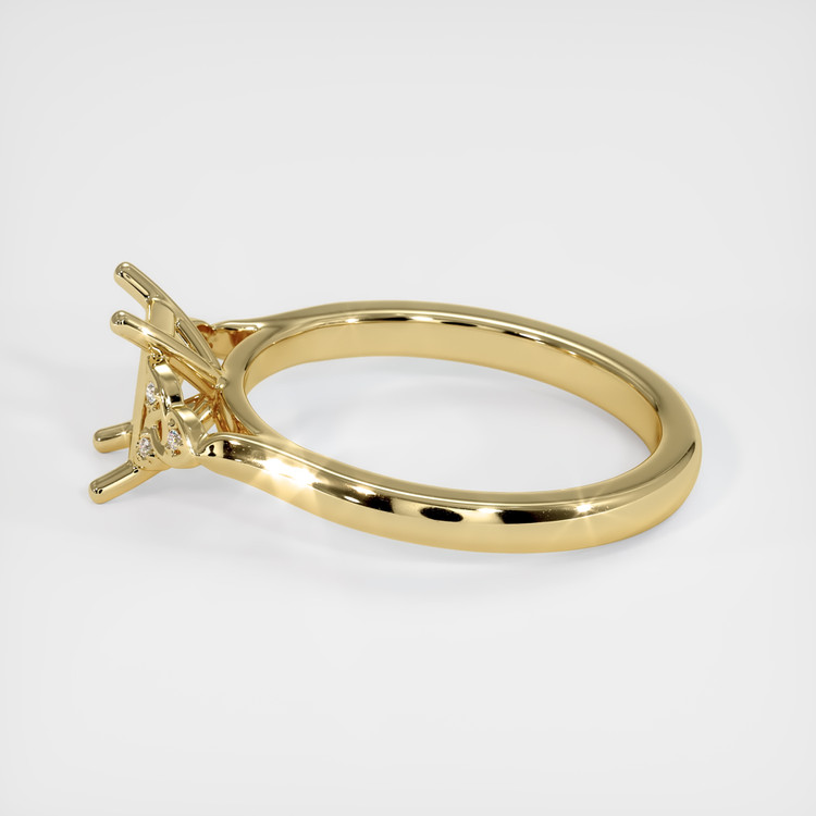 14K Yellow Gold Accent Stones Ring Setting