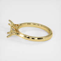18K Yellow Gold Accent Stones Ring Setting Image
