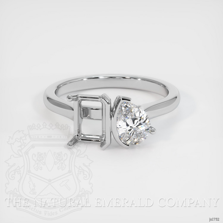 Platinum 950 Flush Set Ring Setting