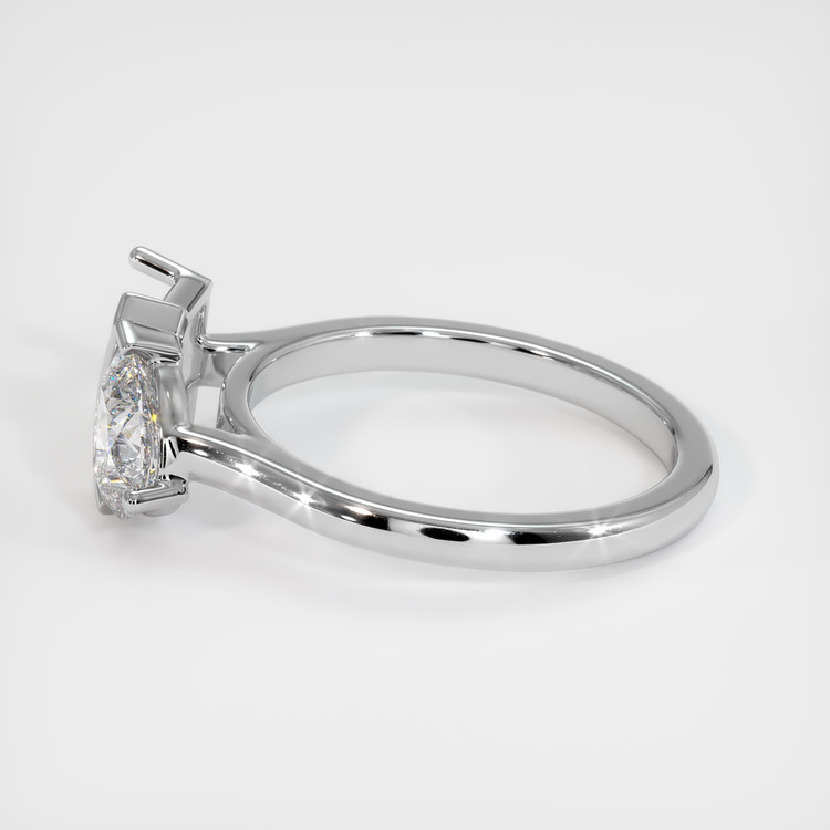 Platinum 950 Flush Set Ring Setting