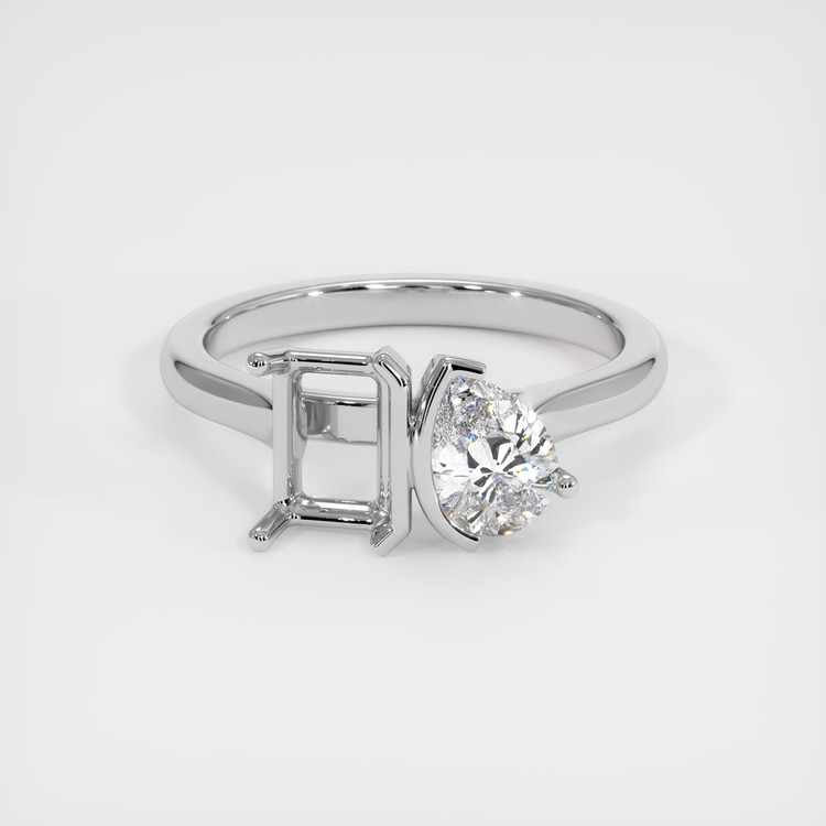 Silver Flush Set Ring Setting
