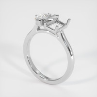 14K White Gold Flush Set Ring Setting Video