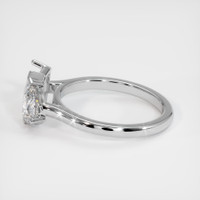 18K White Gold Flush Set Ring Setting Image