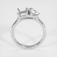 18K White Gold Flush Set Ring Setting Image