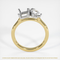 18K White & Yellow Flush Set Ring Setting Image