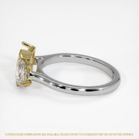 14K Yellow & White Flush Set Ring Setting Image