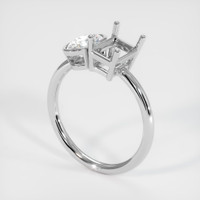 10K White Gold Accent Stones Ring Setting Video