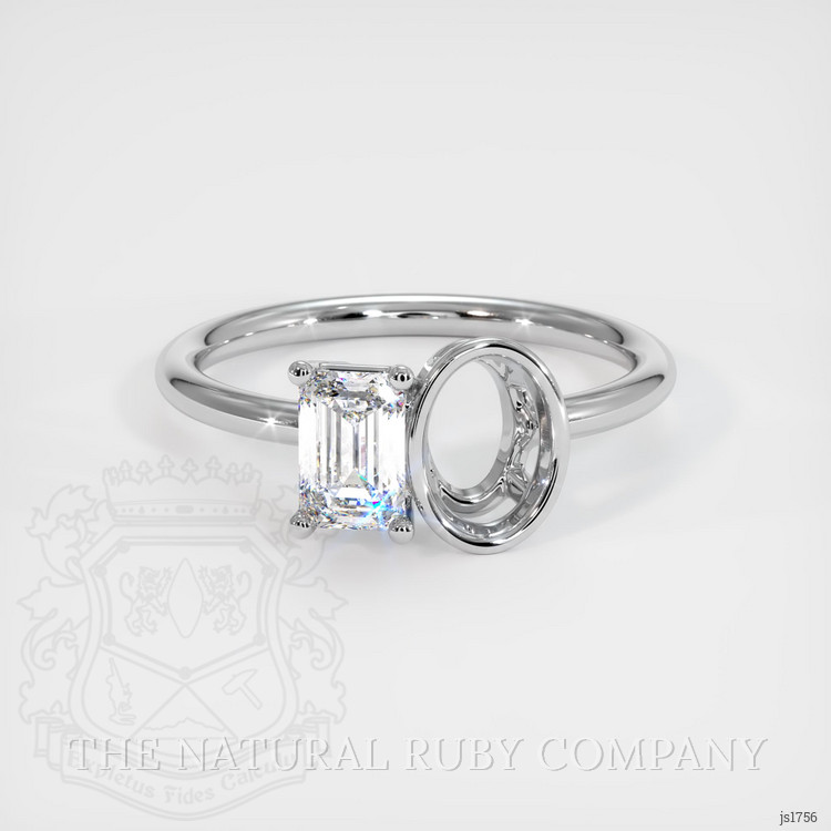 Platinum 950 Bezel Ring Setting