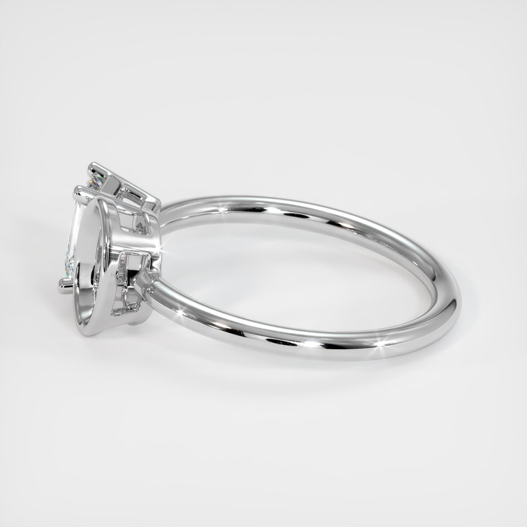 10K White Gold Bezel Ring Setting