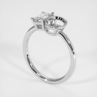 18K White Gold Bezel Ring Setting Video