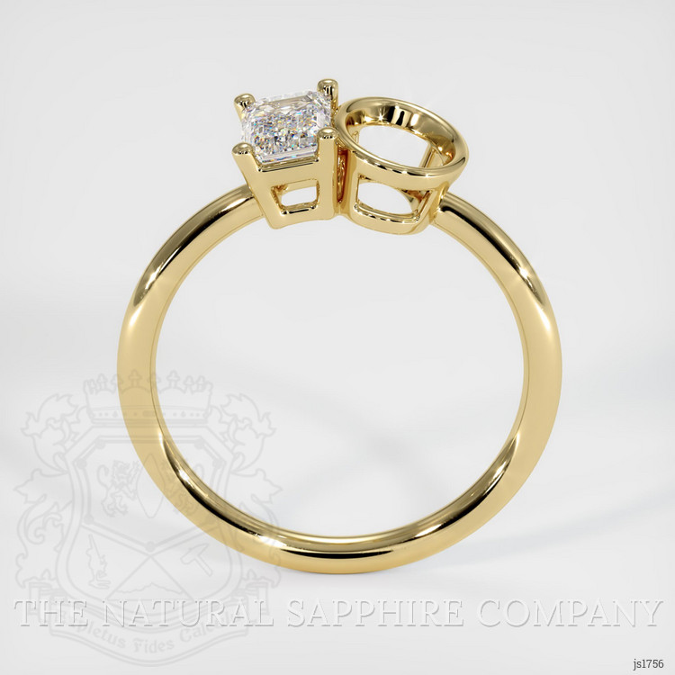 10K Yellow Gold Bezel Ring Setting