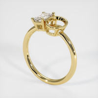 18K Yellow Gold Bezel Ring Setting Video