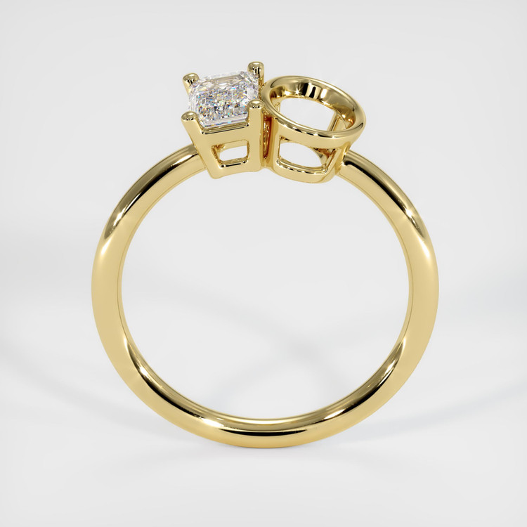 18K Yellow Gold Bezel Ring Setting