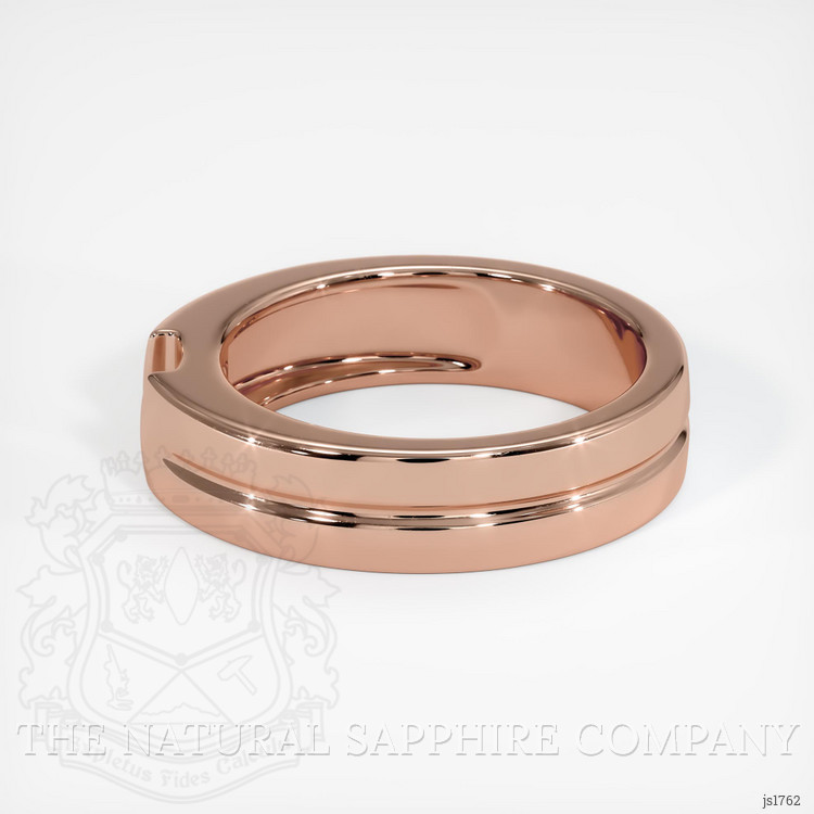 14K Rose Gold Men's Ring Setting