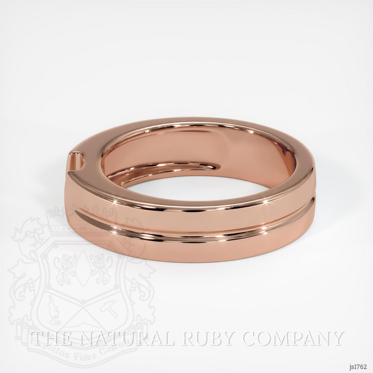 14K Rose Gold Men's Ring Setting