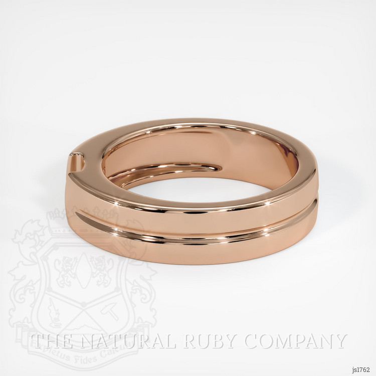 18K Rose Gold Men's Ring Setting