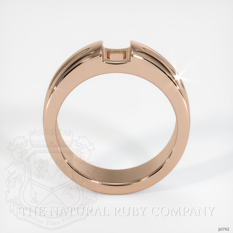 18K Rose Gold Men's Ring Setting