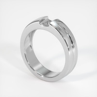 10K White Gold Men's Ring Setting Video