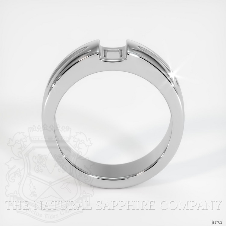 10K White Gold Men's Ring Setting
