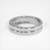 14K White Gold Men's Ring Setting Image