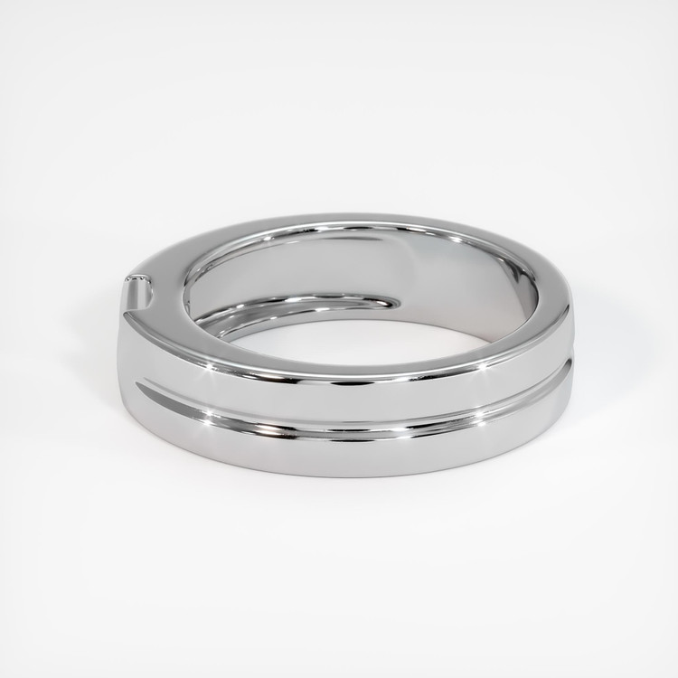 14K White Gold Men's Ring Setting