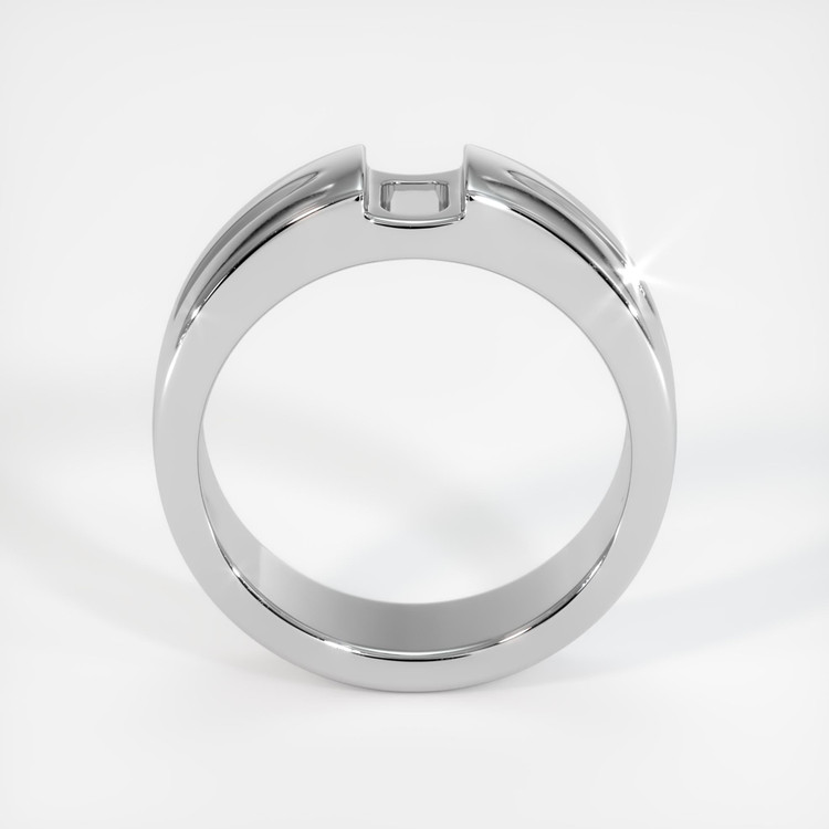 14K White Gold Men's Ring Setting