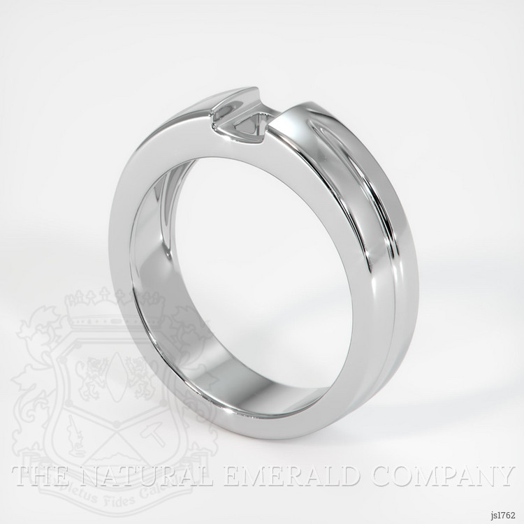 18K White Gold Men's Ring Setting